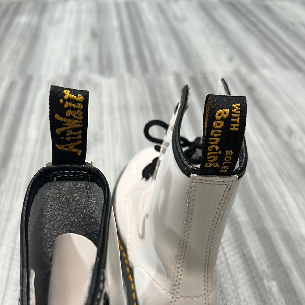 Dr. Martens Women's White Boots - Picture 2 of 5